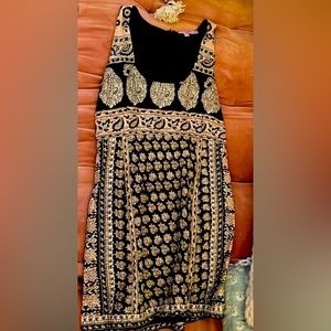 CALYPSO cotton print dress M